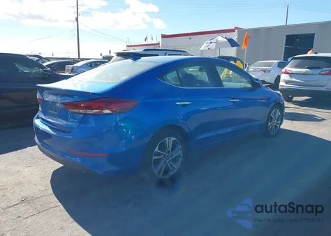 2017 Hyundai Elantra Limited from USA, damaged, VIN 5NPD84LF9HH012857